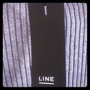 LINE KNITWEAR split hem turtleneck sweater tunic